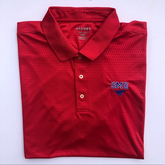 Other - *LIKE NEW* Red SMU Golf Polo